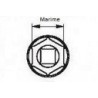 Cheie tubulara hexagonala 11mm adanca prindere 3/8 TOPMASTER 330117