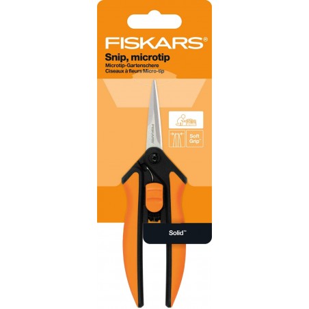 1051600 FISKARS Foarfeca de gradina cu varf micro Solid SP13