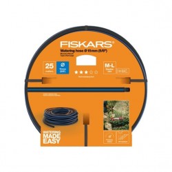 1027097 FISKARS Furtun de gradina Q3, lungime 25 m, diametru 15 mm