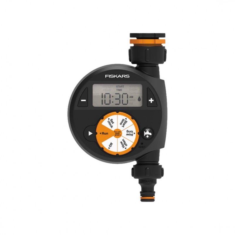 1054791 FISKARS Programator universal pentru irigare, 1 iesire, LCD