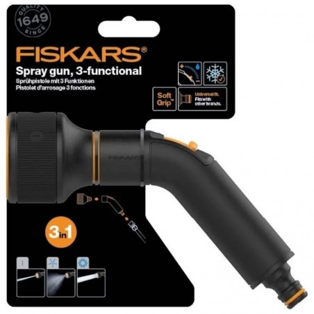 1052183 FISKARS Pistol universal pentru stropit, 3 jeturi