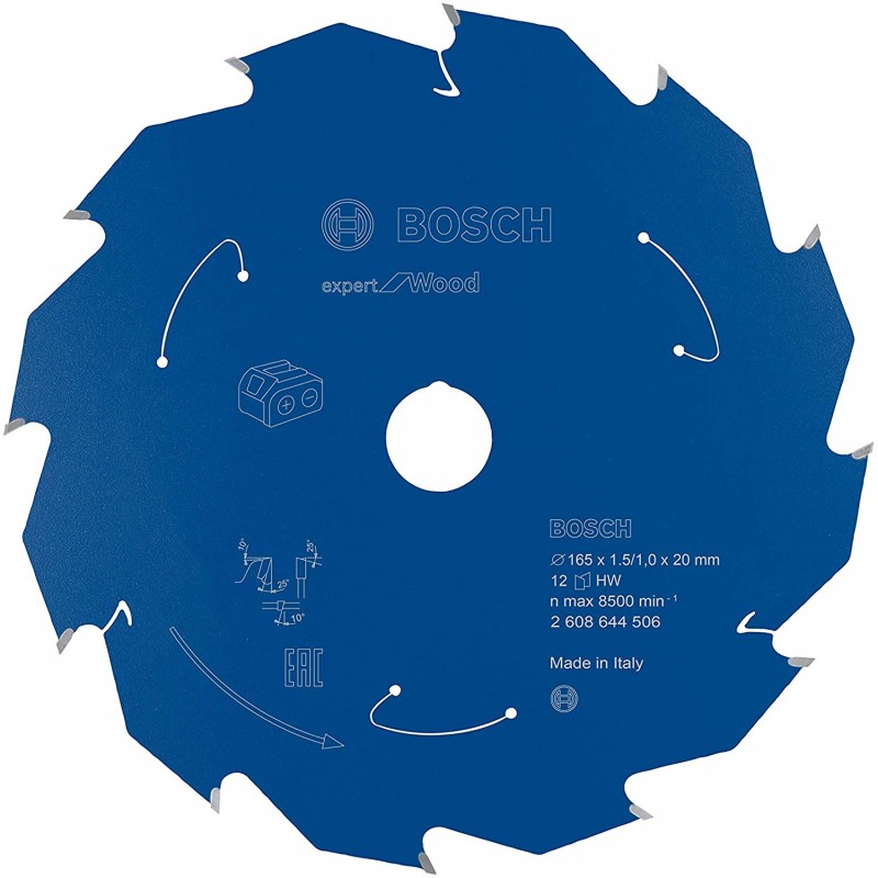 2608902148 Bosch Panza fierastrau circular EX WO H 165X20mm 12 dinti