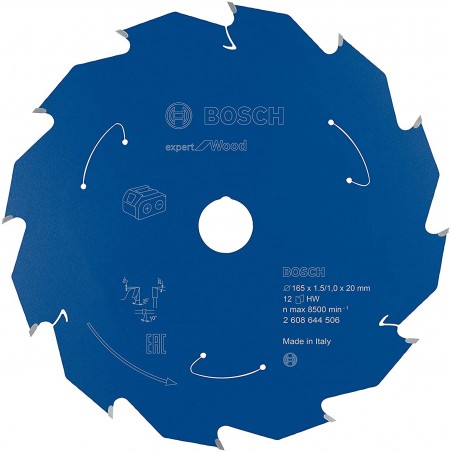 2608902148 Bosch Panza fierastrau circular EX WO H 165X20mm 12 dinti