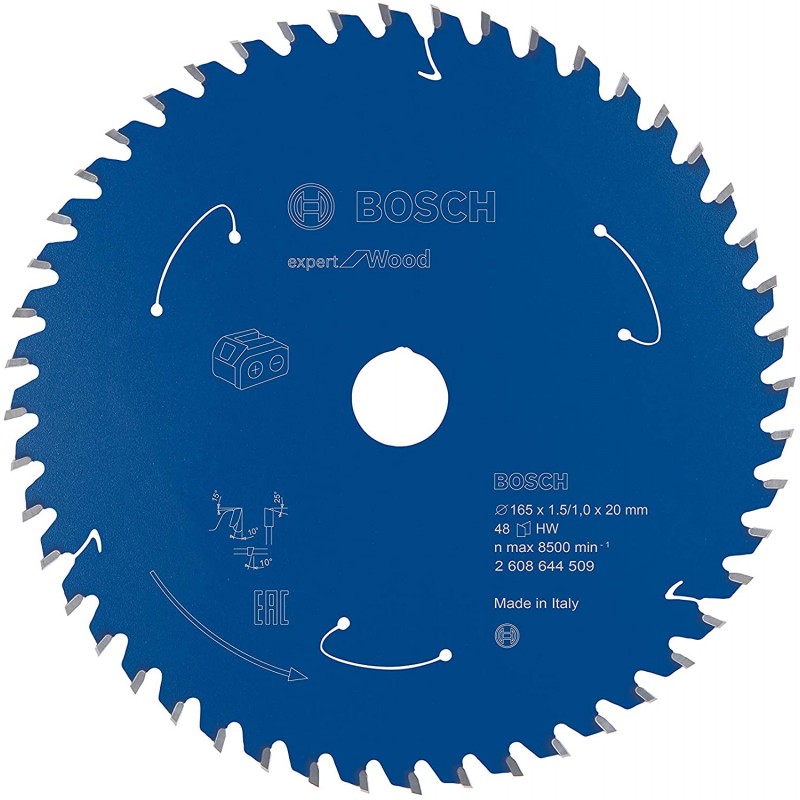 2608644509 Bosch Panza fierastrau circular EX WO H 165X20mm 48 dinti