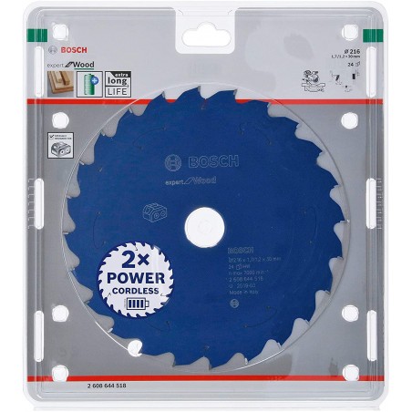 2608644518 Bosch Panza fierastrau circular EX WO B 216X30mm 24 dinti