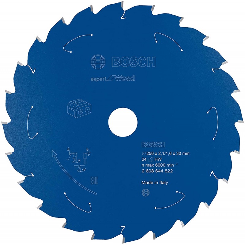 2608902171 Bosch Panza fierastrau circular EX WO B 250X30mm 24 dinti