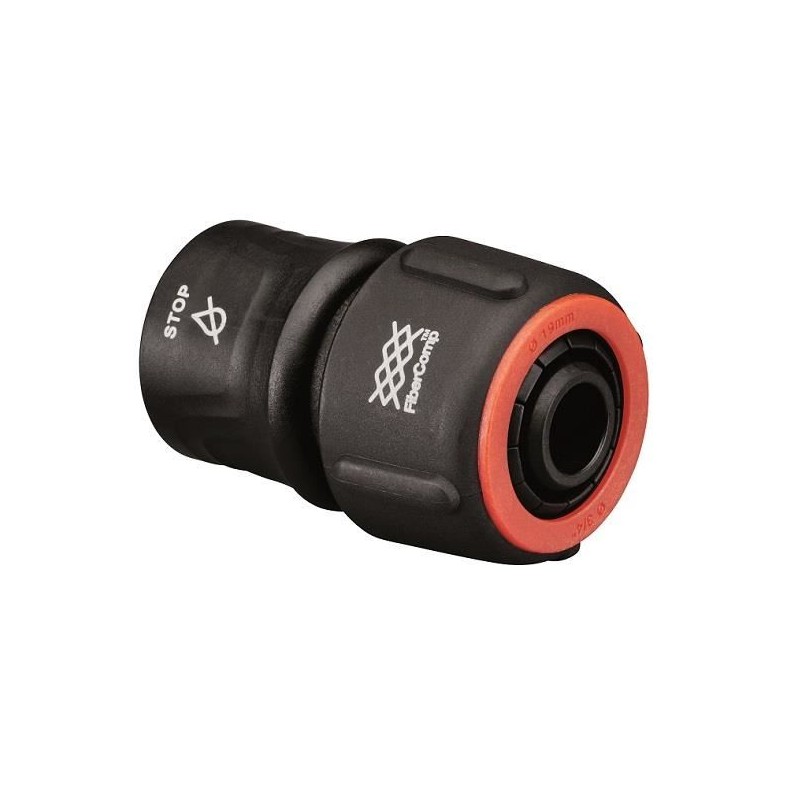 1054790 FISKARS Conector furtun de gradina AquaSTOP, 19 mm (3/4'')