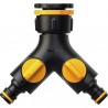 1027061 FISKARS Conector robinet multifunctional cu 2 iesiri