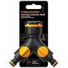 1027061 FISKARS Conector robinet multifunctional cu 2 iesiri
