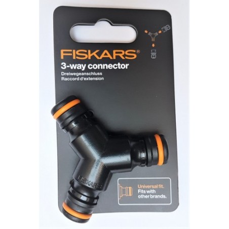1027070 FISKARS Conector furtun, 3 cai