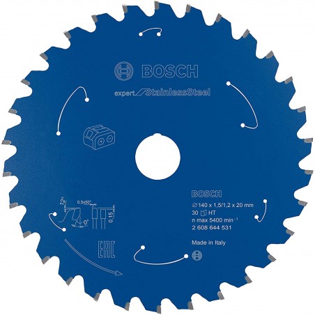 2608902133 Bosch Panza fierastrau circular EX SL H 140X20mm 30 dinti