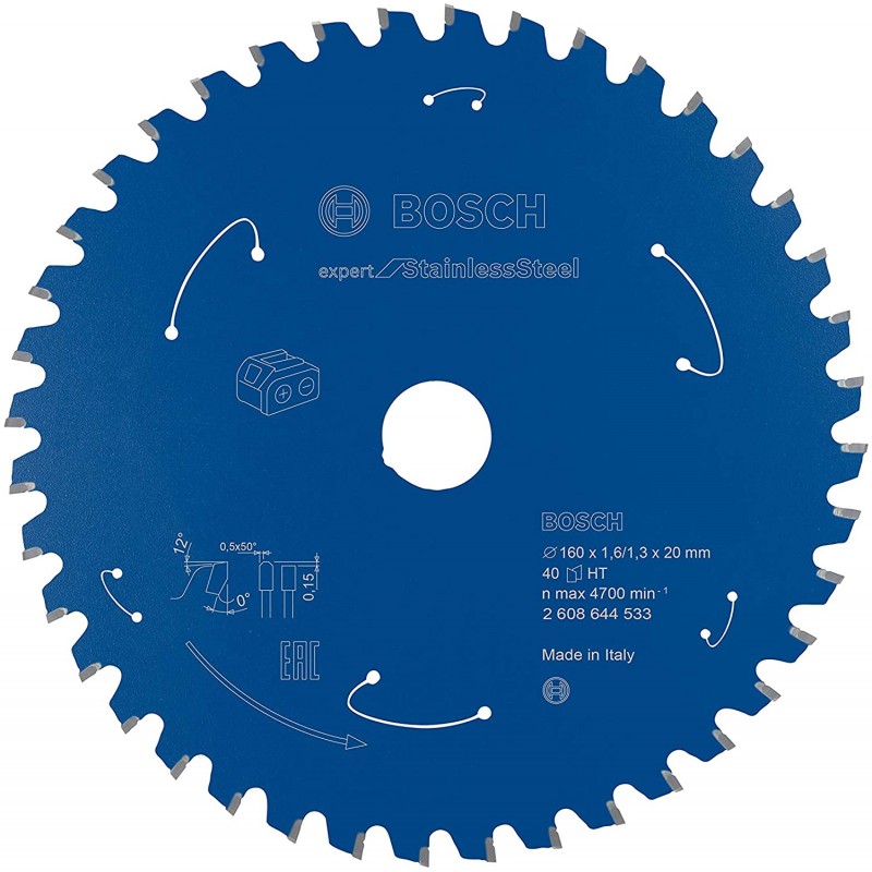 2608902135 Bosch Panza fierastrau circular EX SL H 160X20mm 40 dinti