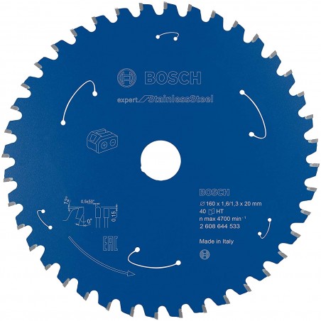 2608902135 Bosch Panza fierastrau circular EX SL H 160X20mm 40 dinti