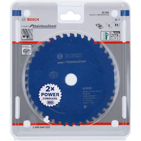 2608644533 Bosch Panza fierastrau circular EX SL H 160X20mm 40 dinti