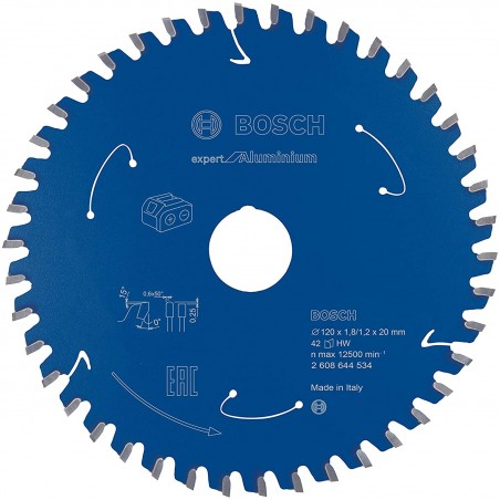 2608902115 Bosch Panza fierastrau circular EX AL H 120X20mm 42 dinti