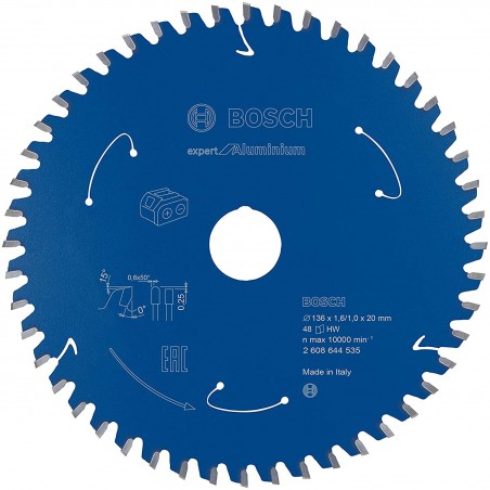 2608644535 Bosch Panza fierastrau circular EX AL H 136X20mm 48 dinti