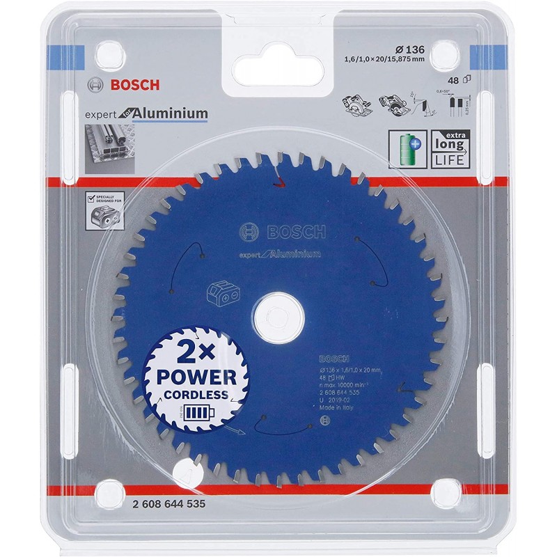 2608644535 Bosch Panza fierastrau circular EX AL H 136X20mm 48 dinti