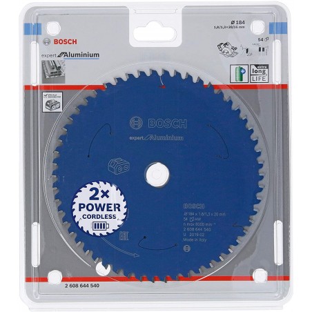 2608644540 Bosch Panza fierastrau circular EX AL H 184X20mm 54 dinti