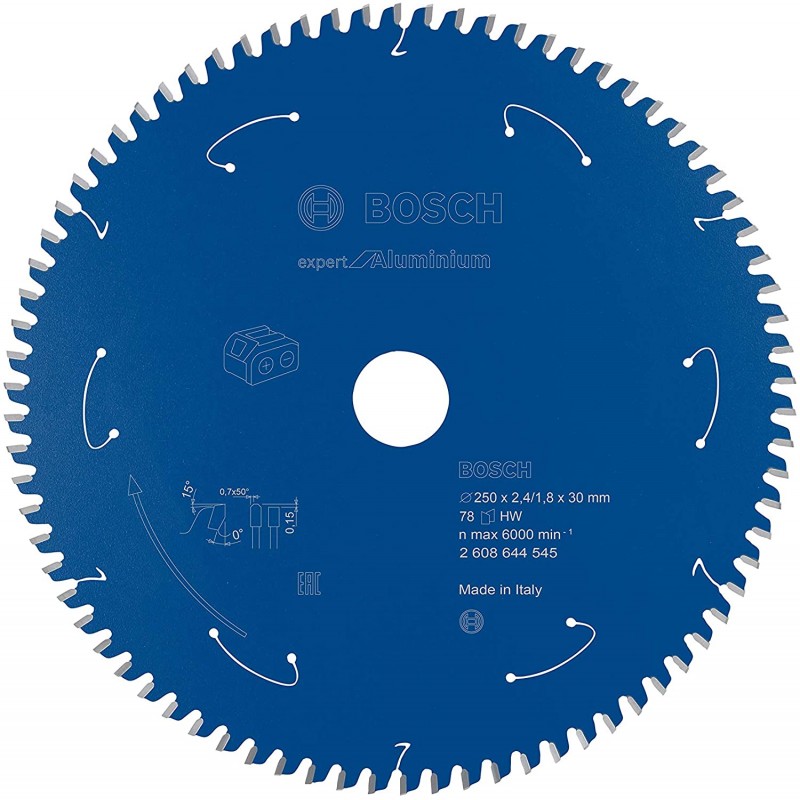 2608902190 Bosch Panza fierastrau circular EX AL B 250X30mm 78 dinti