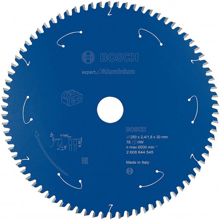 2608902190 Bosch Panza fierastrau circular EX AL B 250X30mm 78 dinti