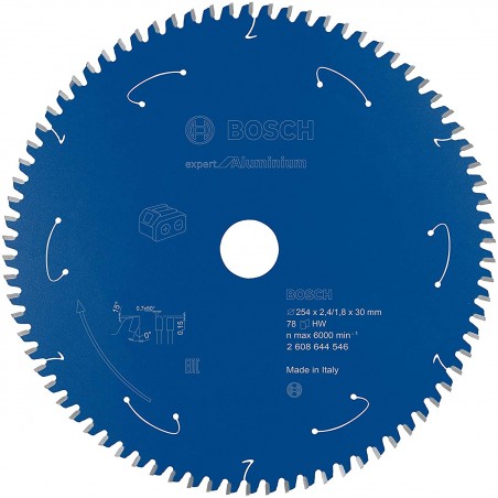 2608644546 Bosch Panza fierastrau circular EX AL T 254X30mm 78 dinti