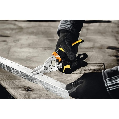 1027207 FISKARS Foarfeca pentru tabla PowerGear, taietura dreapta