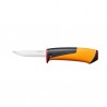 1023620 FISKARS Cutit pentru artizanat cu ascutitor 21 cm, rosu