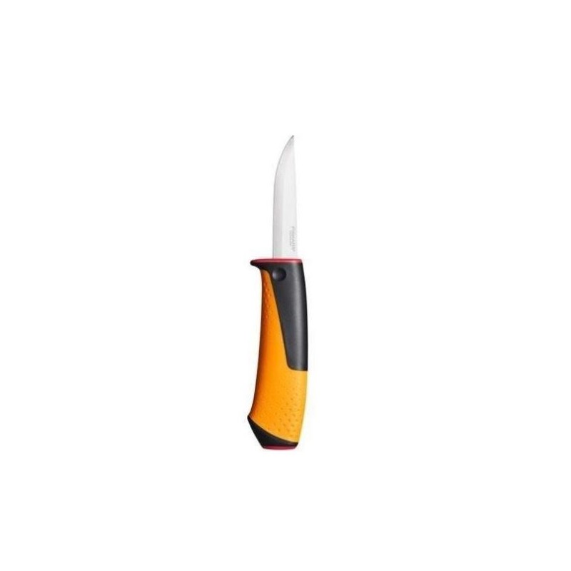1023620 FISKARS Cutit pentru artizanat cu ascutitor 21 cm, rosu