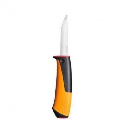 1023620 FISKARS Cutit pentru artizanat cu ascutitor 21 cm, rosu