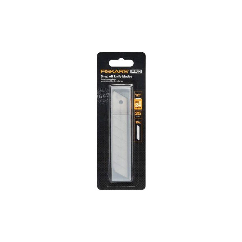 1048067 FISKARS Set 10 lame segmentate cutter CarbonMax, 25 mm