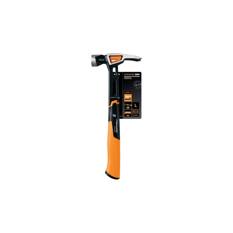 1020214 FISKARS Ciocan universal (L) IsoCore greutate 600g,lungime 35cm