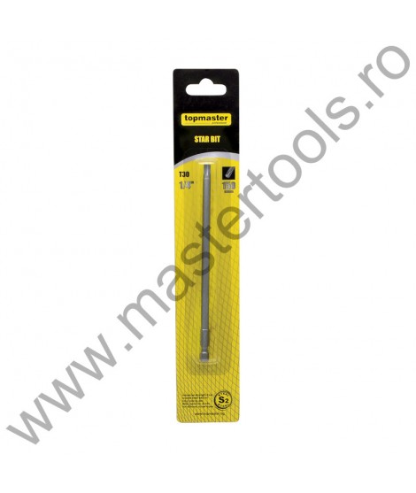 330479 TOPMASTER Bit Torx T27 prindere hexagonala 1/4 lungime 150 mm