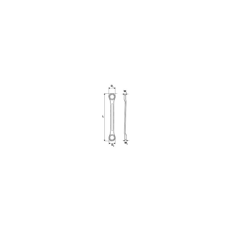 TOPMASTER Cheie inelara lunga CR-V 18x19mm 231944
