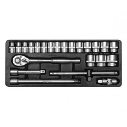 YT-1265 Trusa chei tubulare cu antrenor 1/2" Yato