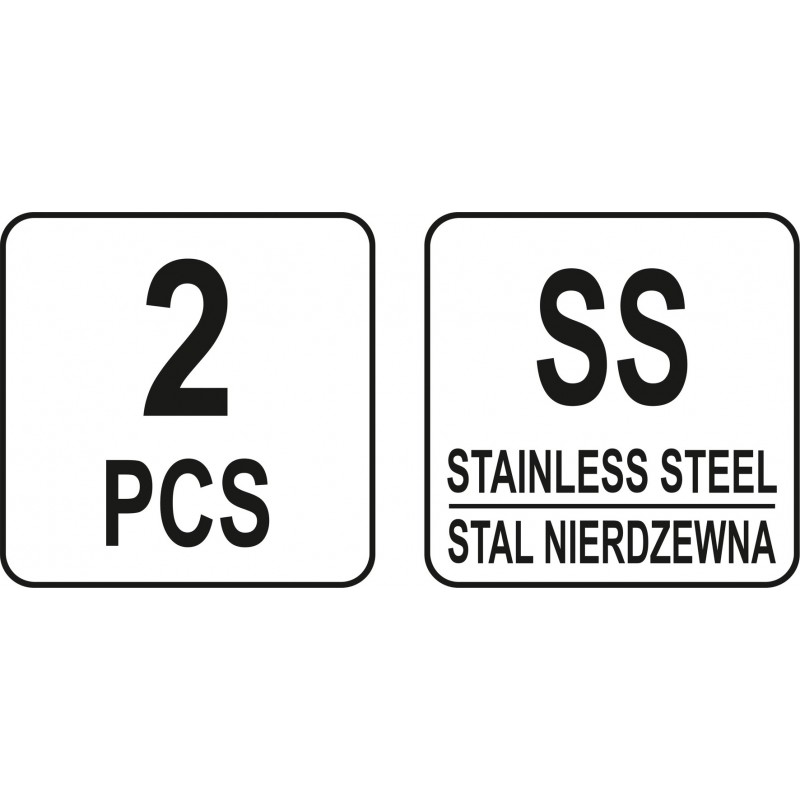 YT-52860 YATO Set 2 raclete, otel inoxidabil