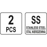 YT-52860 YATO Set 2 raclete, otel inoxidabil