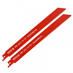 YT-33933 YATO Set 2 lame ferastrau sabie 225mm, 10TPI, lemn/metal