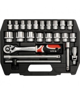 YT-3873 Trusa de chei tubulare cu antrenor 1/2" Yato