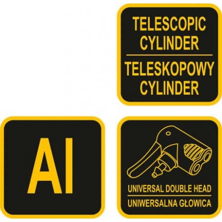 82031 VOREL Pompa telescopica pentru biciclete din aluminiu