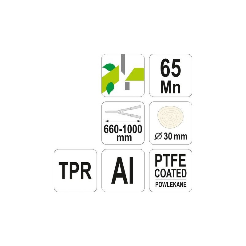 99114 FLO Foarfeca telescopica pentru crengi 660-1000 mm