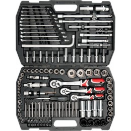YT-3887 Trusa chei tubulare cu antrenor 1/2",3/8",1/4" Yato