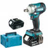 DTW301RTJ MAKITA Masina insurubat cu impact 1/2,2xLi-Ion 18V 5Ah 330Nm