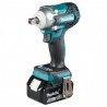 DTW301RTJ MAKITA Masina insurubat cu impact 1/2,2xLi-Ion 18V 5Ah 330Nm