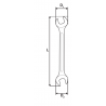 230111 TOPMASTER Cheie fixa 25x28mm CR-V