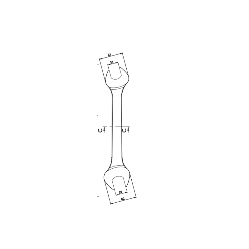 235136 TOPMASTER Cheie fixa 20x22mm CR-V
