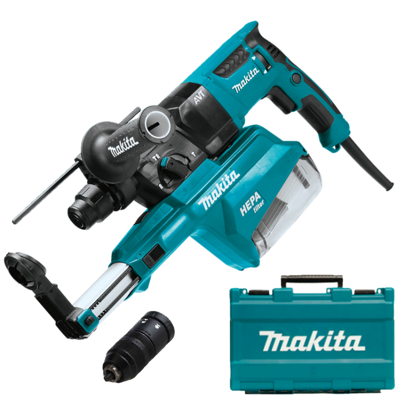 HR2653T MAKITA Ciocan rotopercutor SDS+ 800W, 2.2J, sist.aspiratie+AVT