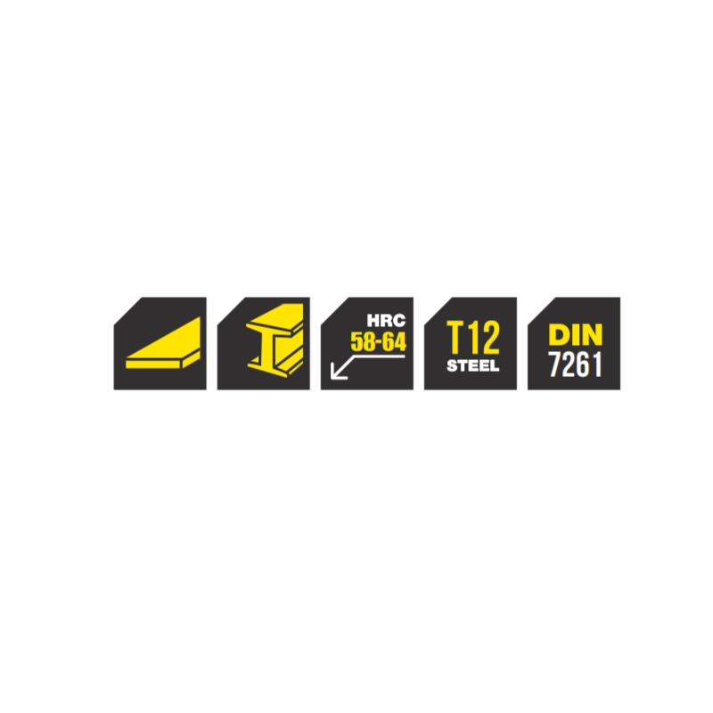 360501 TOPMASTER Pila dreptunghiulara lungime 200mm pentru metal