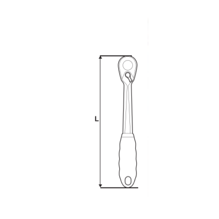 336902 TOPMASTER Maner clichet 72 dinti prindere patrat 3/8