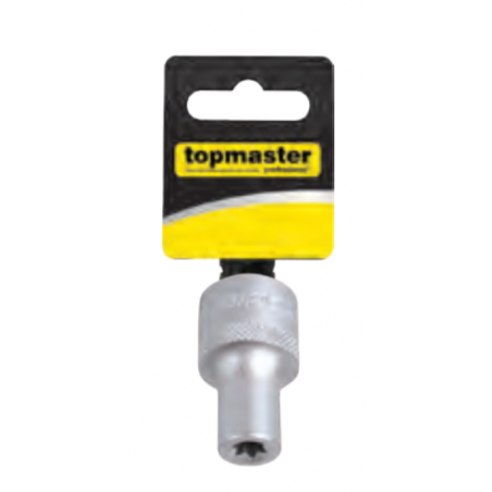 331106 TOPMASTER Cheie tubulara E18 cu profil torx 18 mm patrat 1/2