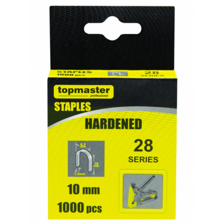 493203 TOPMASTER Set 1000 capse tip U inaltime 14 mm pentru tapiterie